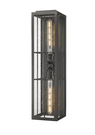 Jaxson 2-Light Outdoor Wall Sconce Powder Coated Black