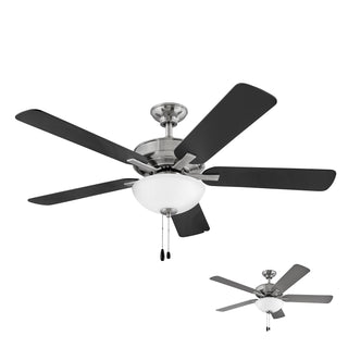 Metro Illuminated Metro Illuminated 52" LED Fan in Brushed Nickel