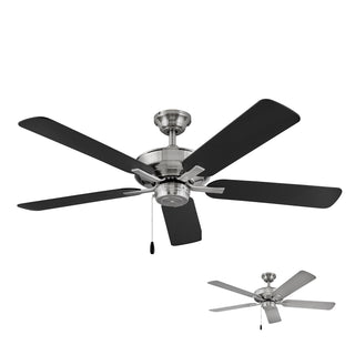 Metro Metro 52" Fan in Brushed Nickel