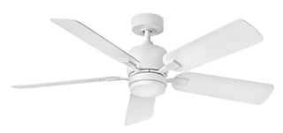 Afton Afton 52" LED Fan in Chalk White