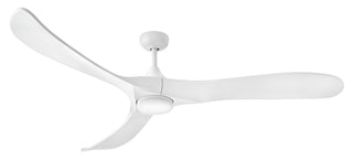 Swell Illuminated Swell Illuminated 72" LED Smart Fan in Matte White