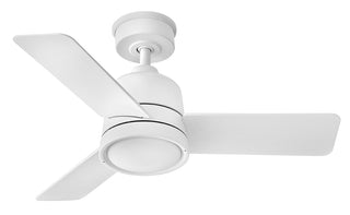 Chet Chet 36" LED Fan in Matte White