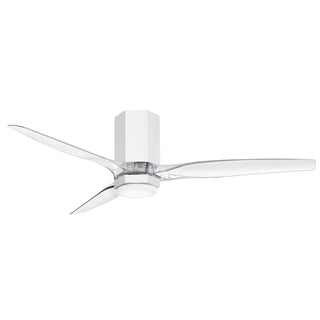 Facet Facet 52" LED Smart Fan in Matte White