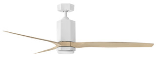 Facet Facet 60" LED Dual Mount Smart Fan in Matte White