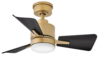 Atom Atom 30" LED Fan in Heritage Brass
