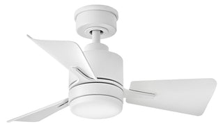 Atom Atom 30" LED Fan in Matte White