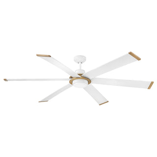 Andros Andros 64" LED Smart Fan in Matte White