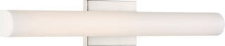 Bend LED Vanity in Brushed Nickel
