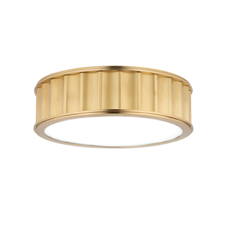 Middlebury Flush Mount with Aged Brass Finish
