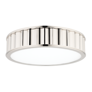 Middlebury Flush Mount with Polished Nickel Finish