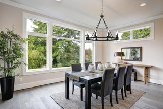 Middleton Eight Light Chandelier in Matte Black