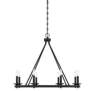 Savoy House - 1-308-8-89 - Eight Light Chandelier - Middleton - Matte Black