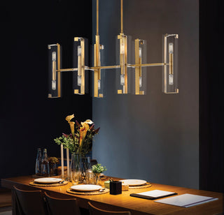 Winfield 12 Light Chandelier in Warm Brass