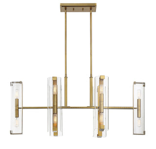 Winfield 12 Light Chandelier in Warm Brass