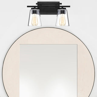 Calhoun Two Light Bath Bar in Black