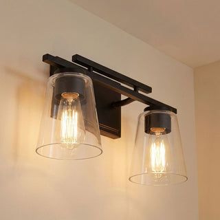 Calhoun Two Light Bath Bar in Black