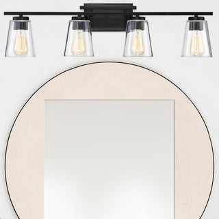 Calhoun Four Light Bath Bar in Black