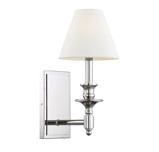 Washburn One Light Wall Sconce in Polished Nickel