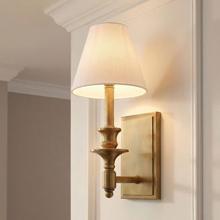 Washburn One Light Wall Sconce in Warm Brass