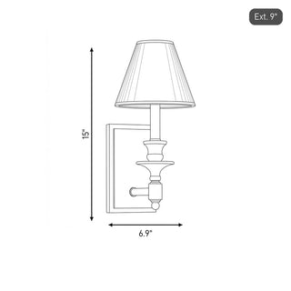 Washburn One Light Wall Sconce in Warm Brass