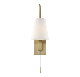 Owen One Light Wall Sconce in Warm Brass