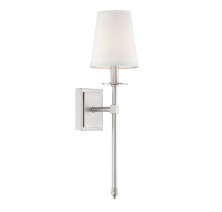 Monroe One Light Wall Sconce in Satin Nickel
