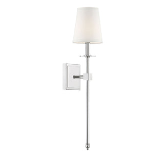 Monroe One Light Wall Sconce in Polished Nickel