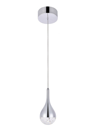 Elegant Lighting - 3801D4C - LED Pendant - Amherst - chrome