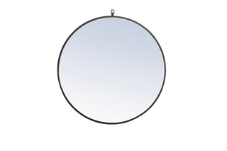 Elegant Lighting - MR4057BK - Mirror - Rowan - Black