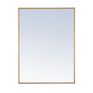 Elegant Lighting - MR4072BR - Mirror - Monet - Brass
