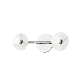 Elmont Bath and Vanity with Polished Nickel Finish