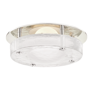 Heath Flush Mount with Polished Nickel Finish