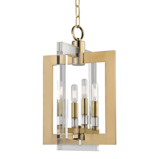 Wellington Pendant with Aged Brass Finish