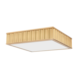 Middlebury Flush Mount with Aged Brass Finish