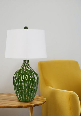 Andria One Light Table Lamp in Grass