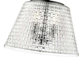 Saben 3-Light Semi-Flush Ceiling Mount Matte Black
