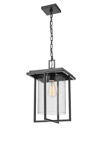 Adair 1-Light Outdoor Hanging Lantern Powder Coated Black
