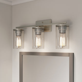 Verlana 3-Light Vanity Brushed Nickel