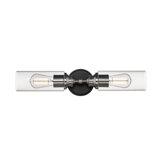 Millennium - 2412-MB/BN - Two Light Vanity - Matte Black/Brushed Nickel