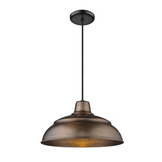 Millennium - RWHC14-NC - One Light Pendant - R Series - Natural Copper