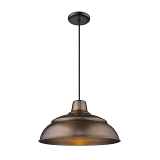 Millennium - RWHC17-NC - One Light Pendant - R Series - Natural Copper
