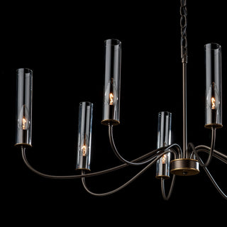 Grace Grace 8-Arm Chandelier in Dark Smoke