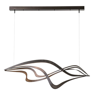 Crossing Waves Crossing Waves LED Pendant in Dark Smoke