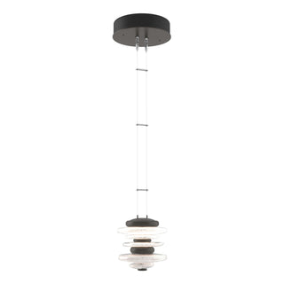Hubbardton Forge - 139970-LED-STND-07 - Cairn Mini Pendant - Cairn - Dark Smoke