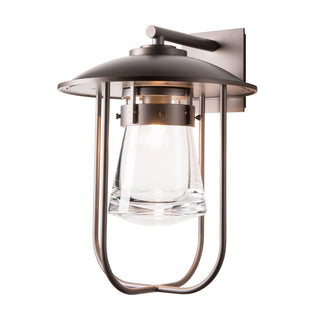 Hubbardton Forge - 307720-SKT-77-ZM0467 - Erlenmeyer Large Outdoor Sconce - Erlenmeyer - Coastal Dark Smoke