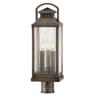 Hinkley - 1181BLB - LED Post Top or Pier Mount Lantern - Revere - Blackened Brass