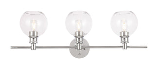 Elegant Lighting - LD2318C - Three Light Wall Sconce - Collier - Chrome and Clear glass