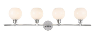 Elegant Lighting - LD2323C - Four Light Wall Sconce - Collier - Chrome and Frosted white glass