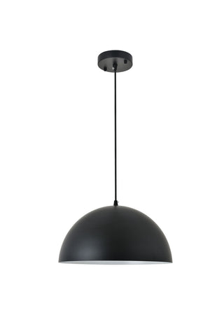 Elegant Lighting - LD4023D14BK - One Light Pendant - Forte - black