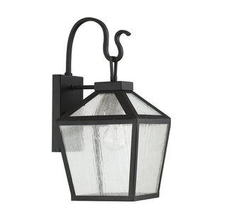 Woodstock One Light Wall Mount in Black